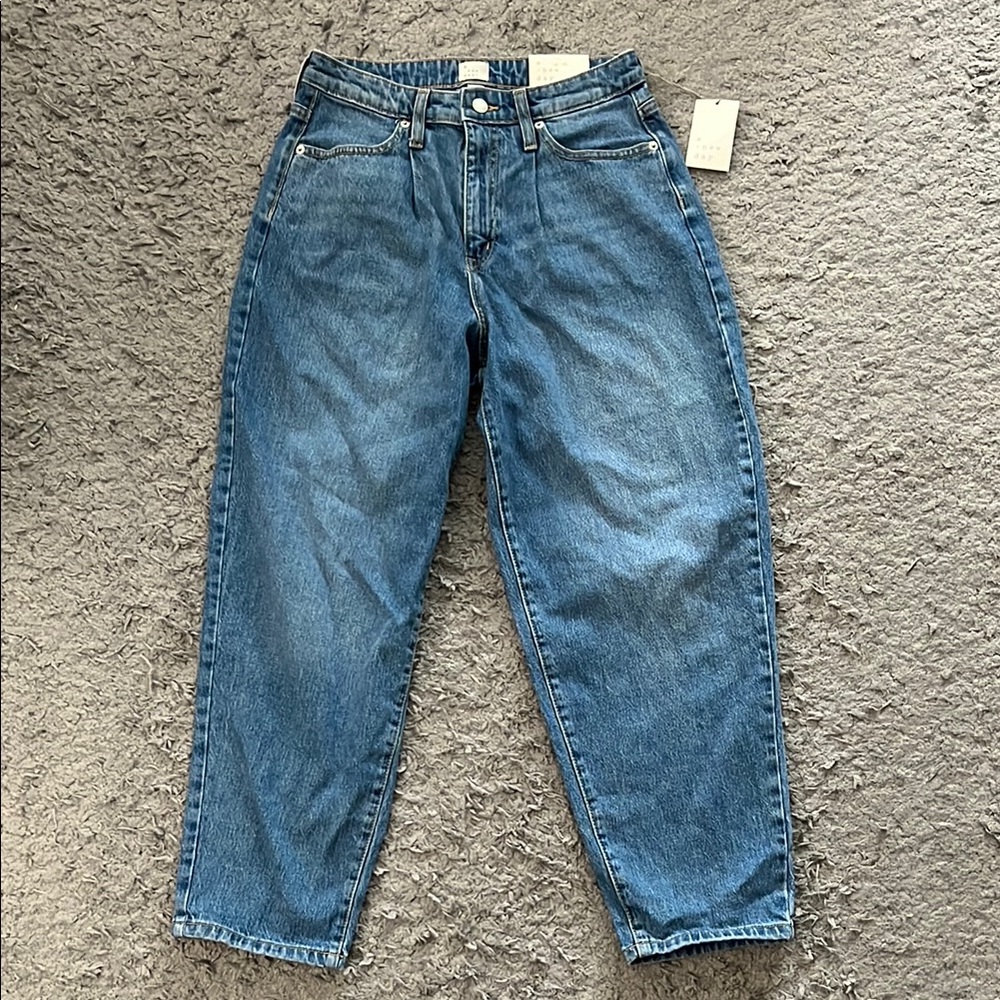 NWT A New Day Denim Highest Rise Tapered Leg Jeans